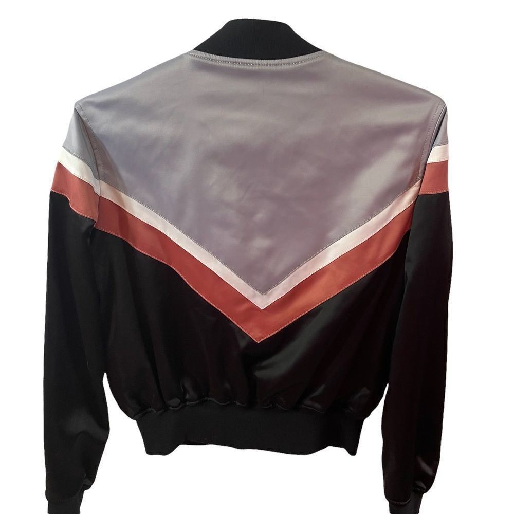 Express Satin Vintage 90's Bomber Jacket Size S/P - Picture 5 of 6
